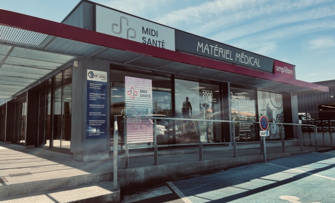 Midi Santé, magasin de matériel médical, Bram